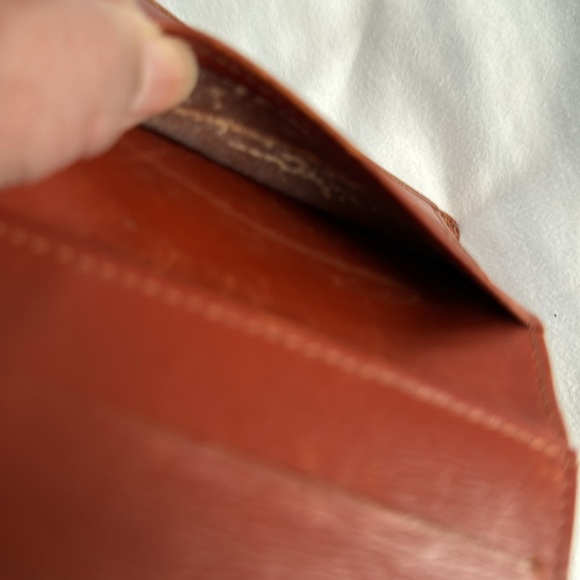 Louis Vuitton Authentic Rust Brown color compact wallet. 6 card & 1 bill slots. - Picture 12 of 12